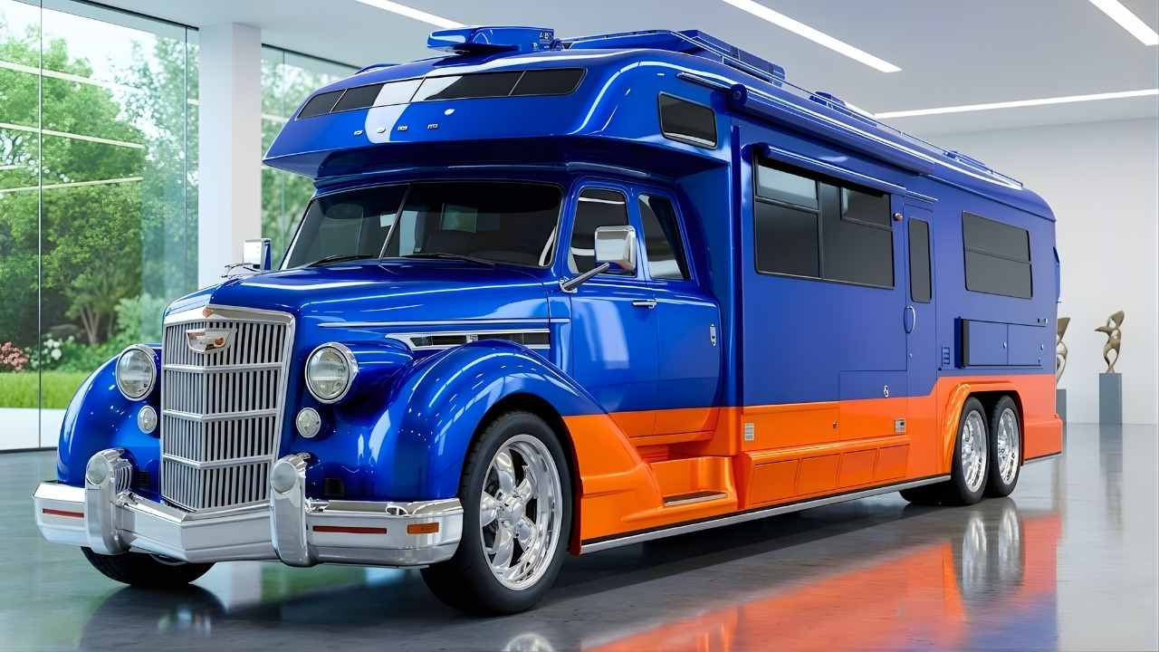 This Cadillac V16 Camper Feels More Like a Moving Mansion Than a Vehicle